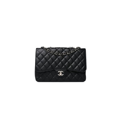 CHANEL CAVIAR QUILTED JUMBO SINGLE FLAP 1190800 (30*20*8cm)